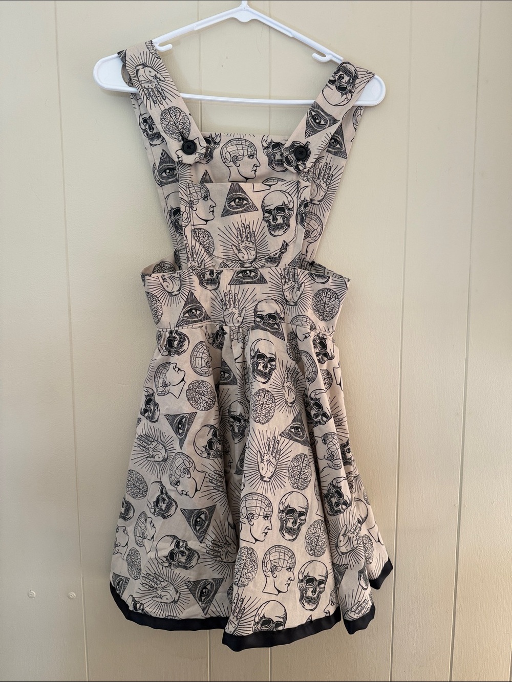 Gothic Phrenology Pinafore Dress